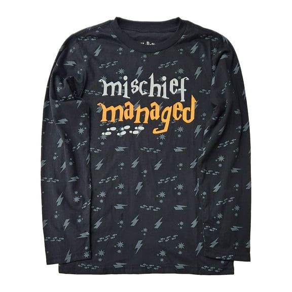 Harry Potter Black Mischief Manager Halloween Long Sleeved T-Shirt Tee Shirt Med