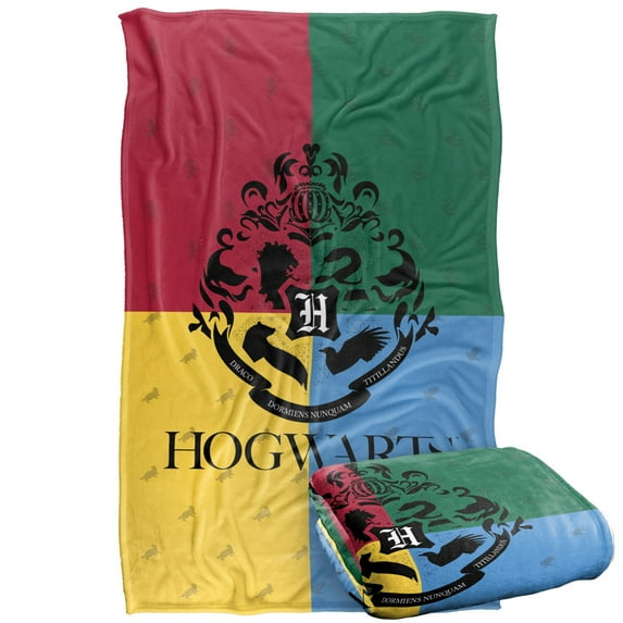 Harry Potter Blanket, 36"x58" Harry Potter House Pride Hogwarts Silky Touch Super Soft Throw Blanket