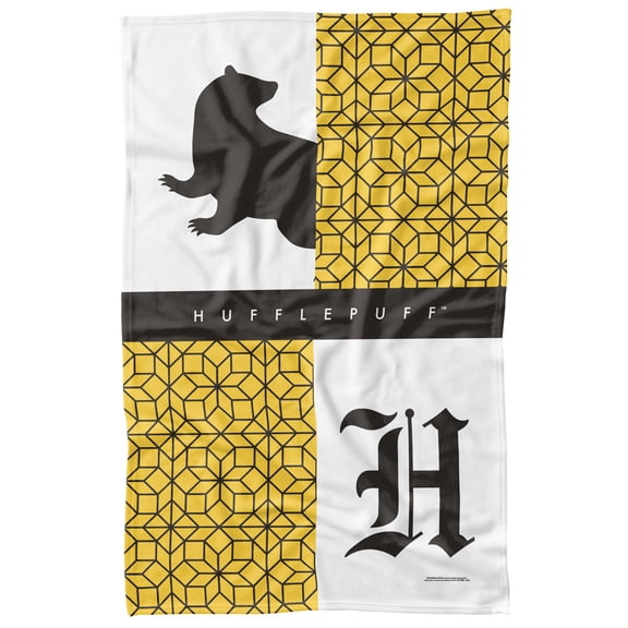 Harry Potter Blanket, 36"x58" Harry Potter House Pride Hufflepuff Fleece Blanket