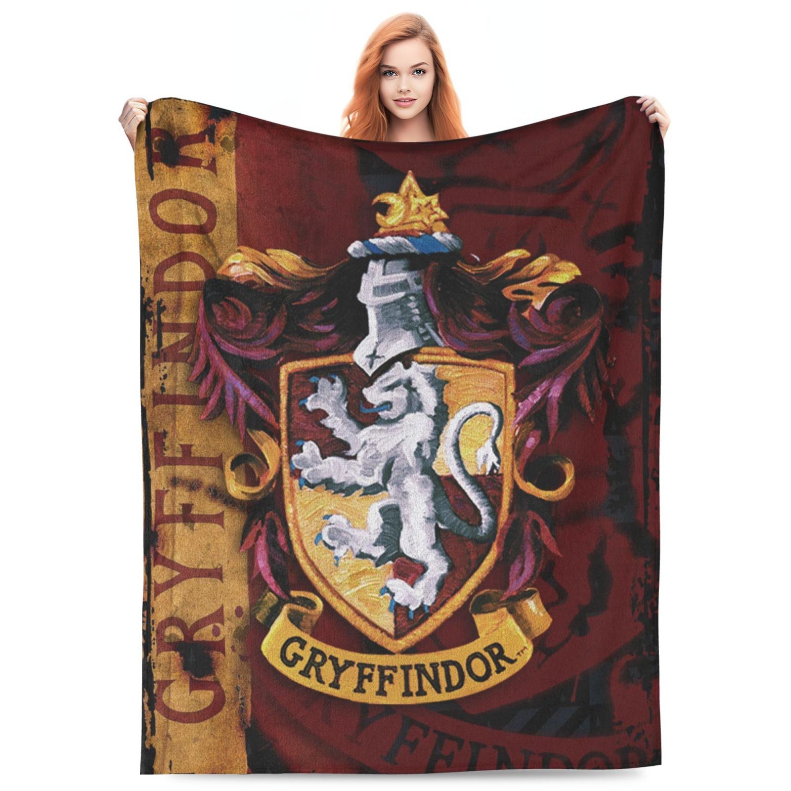 Harry Potter Blanket Harry Potter House Crest Gryffindor Throw Blanket