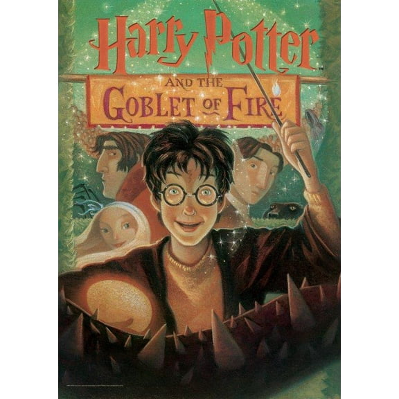 Harry Potter (Book Cover - Goblet of Fire) MightyPrint Wall Art