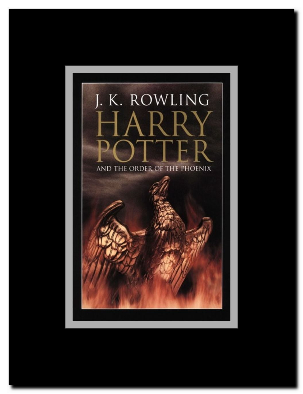 Harry Potter Book Covers Framed Movie Poster