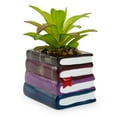 thumbnail image 1 of Harry Potter Book Stack 3-Inch Ceramic Planter With Artificial Succulent, 1 of 7