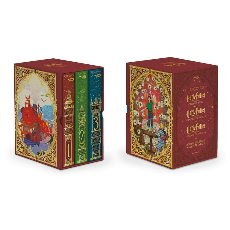Harry Potter Books 1-3 Boxed Set (MinaLima Editions