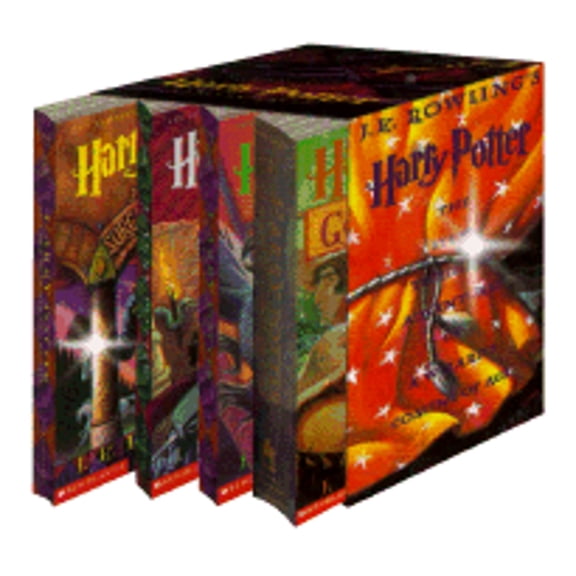 Pre-Owned Harry Potter Boxset 1-4 (Paperback) by J K Rowling