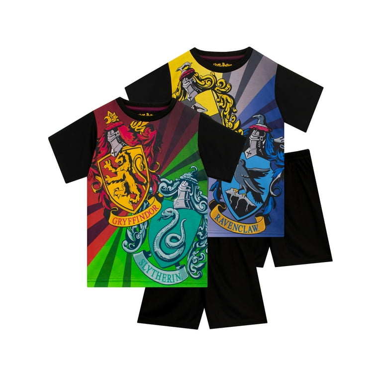 Harry Potter Boys 2 Pack Short Pyjamas Sizes 6 14