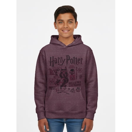 Harry Potter Little and Big Boys Horcruxes Graphic Hoodie, Sizes 4-18
