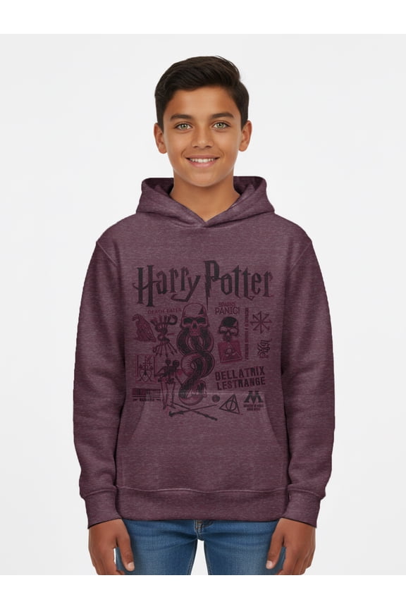 Harry Potter Little and Big Boys Horcruxes Graphic Hoodie, Sizes 4-18