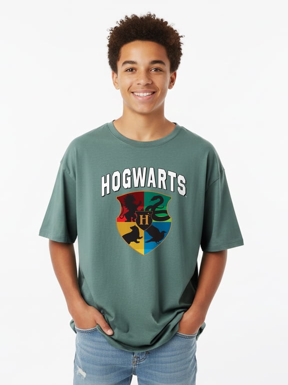 , Boys' & Big Boys' Graphic Short Sleeve Tee, Houses Seal, Sizes 4-18