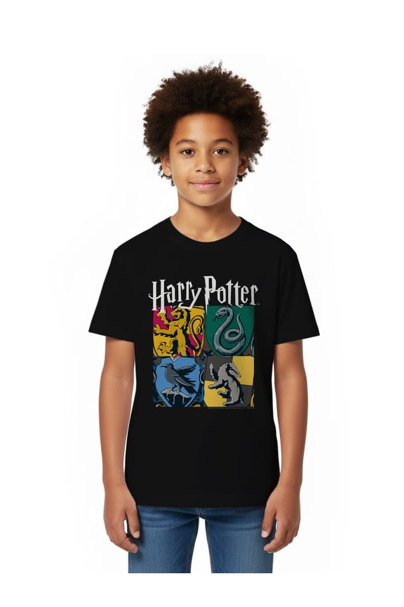 , Boys' & Big Boys' Graphic Tee, All Houses, Sizes 4-18