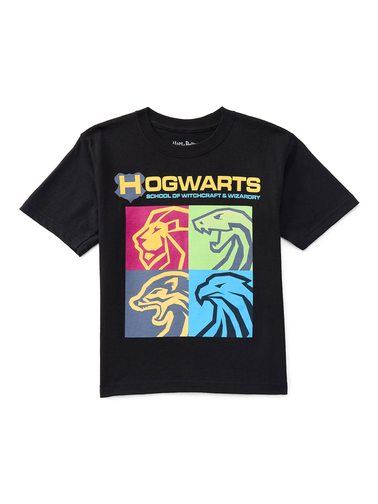 Harry Potter Boys Graphic Tee with Short Sleeves, 2-Pack, Sizes XS-2XL