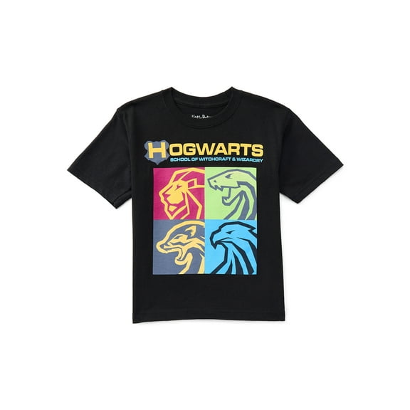 Harry Potter Boys Graphic Tee with Short Sleeves, 2-Pack, Sizes XS-2XL