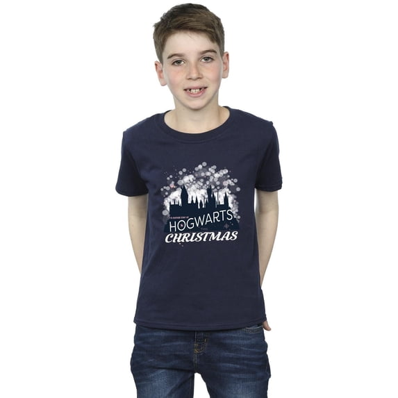 Harry Potter Boys Hogwarts Christmas T-Shirt