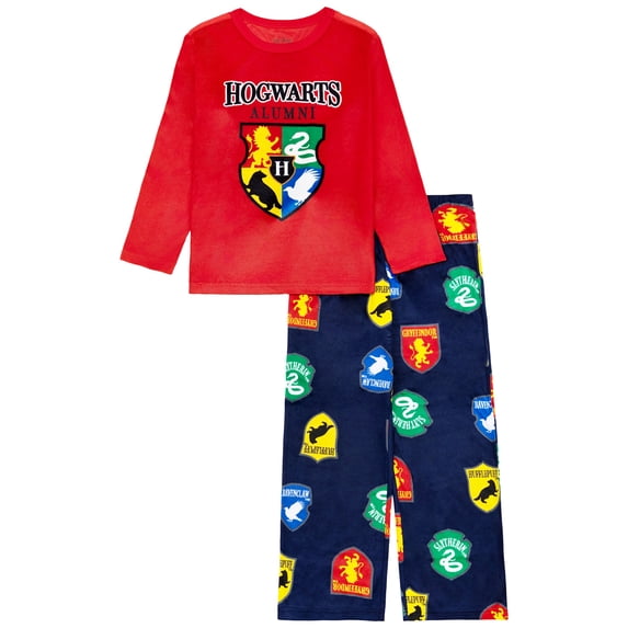 Harry Potter Boys Long Sleeve Top and Pant Pajama Set, 2-Piece, Sizes 4-12