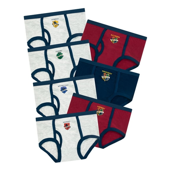 Harry Potter Boys Underwear Pack of 7 Multicolored 6 - 12