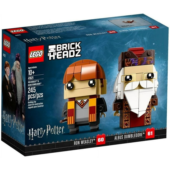 Harry Potter Brick Headz Albus Dumbledore & Ron Weasley Set LEGO 41621