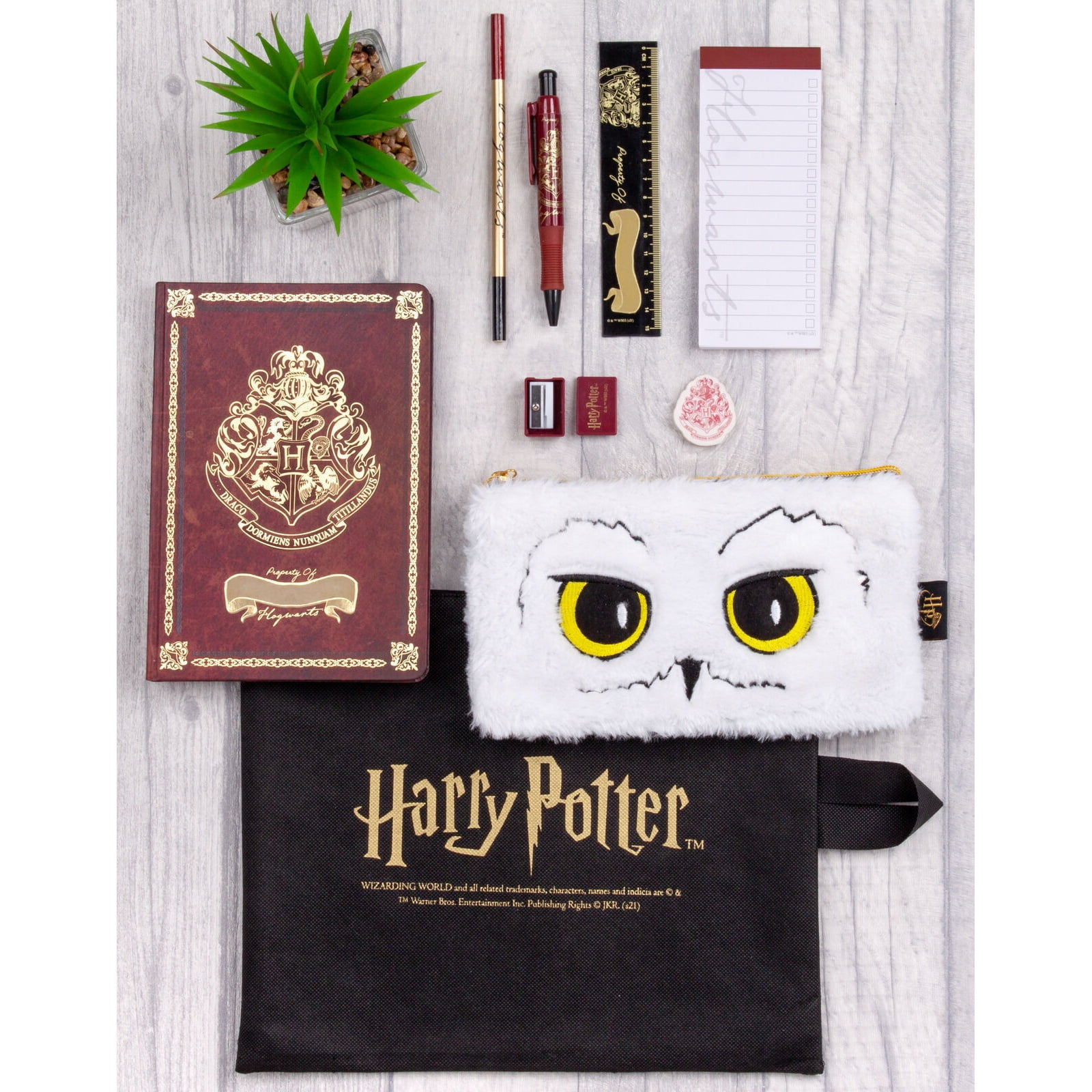Harry Potter Birthday Party Invites - Hogwarts Colourful Crest Theme party  Supplies / Accessories (Pack of 12 A5 Invitations) (WITH Envelopes)