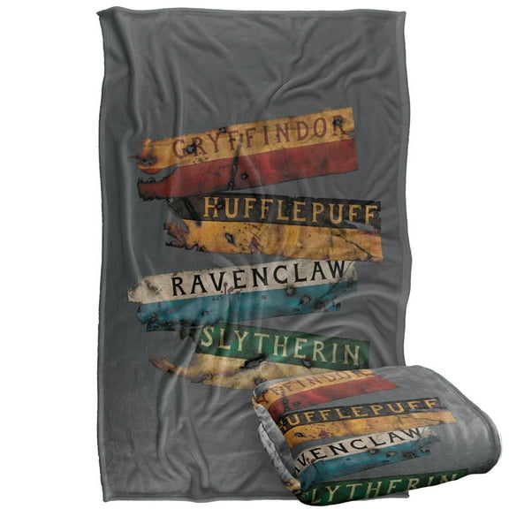 Harry Potter Burnt Banners Silky Touch Super Soft Throw Blanket 36' x 58',Burnt Banners