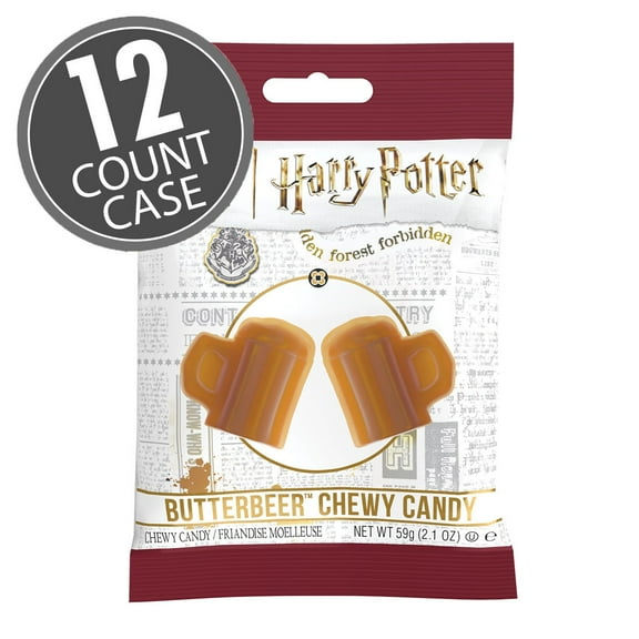 Harry Potter Butterbeer Chewy Candy 2.1 oz Bags, 12-Count Case