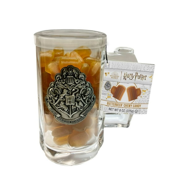 Harry Potter Butterbeer Chewy Candy - 8 oz Glass Mug