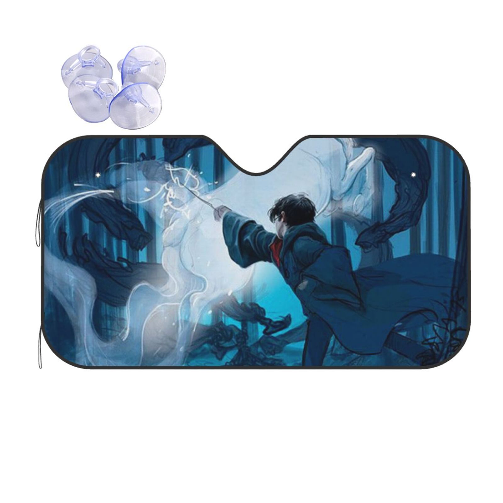 Harry Potter Car Windshield Sun Shade Auto Front Window Sunshade Cover