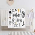 Harry Potter Cartoon Baby Blanket, UltraSoft Cozy Warm Plush Swaddle