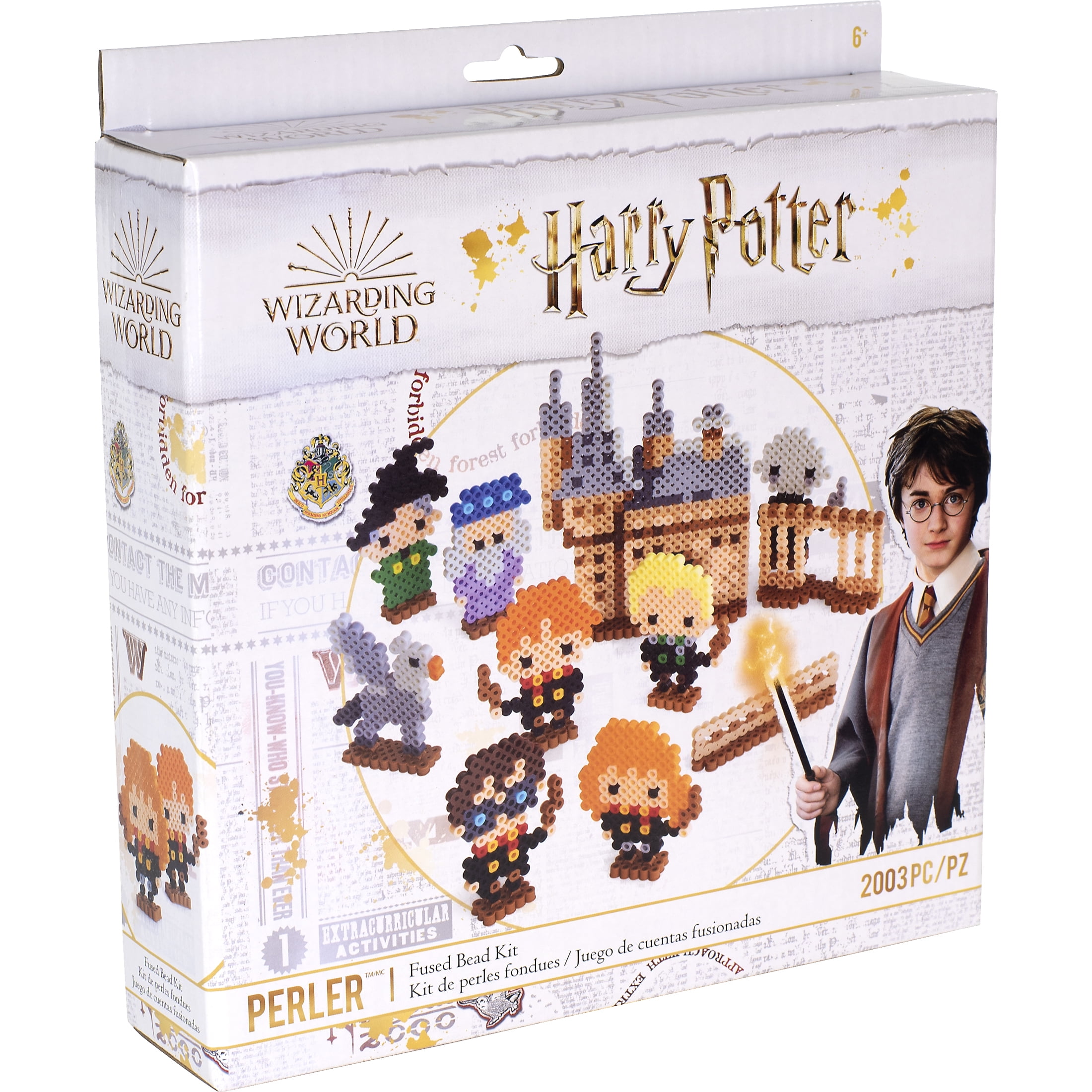 Harry Potter Castle Fused Bead Activity Kit by Perler, 2003 Pieces, Multi-Colored Beads, Ages 6+