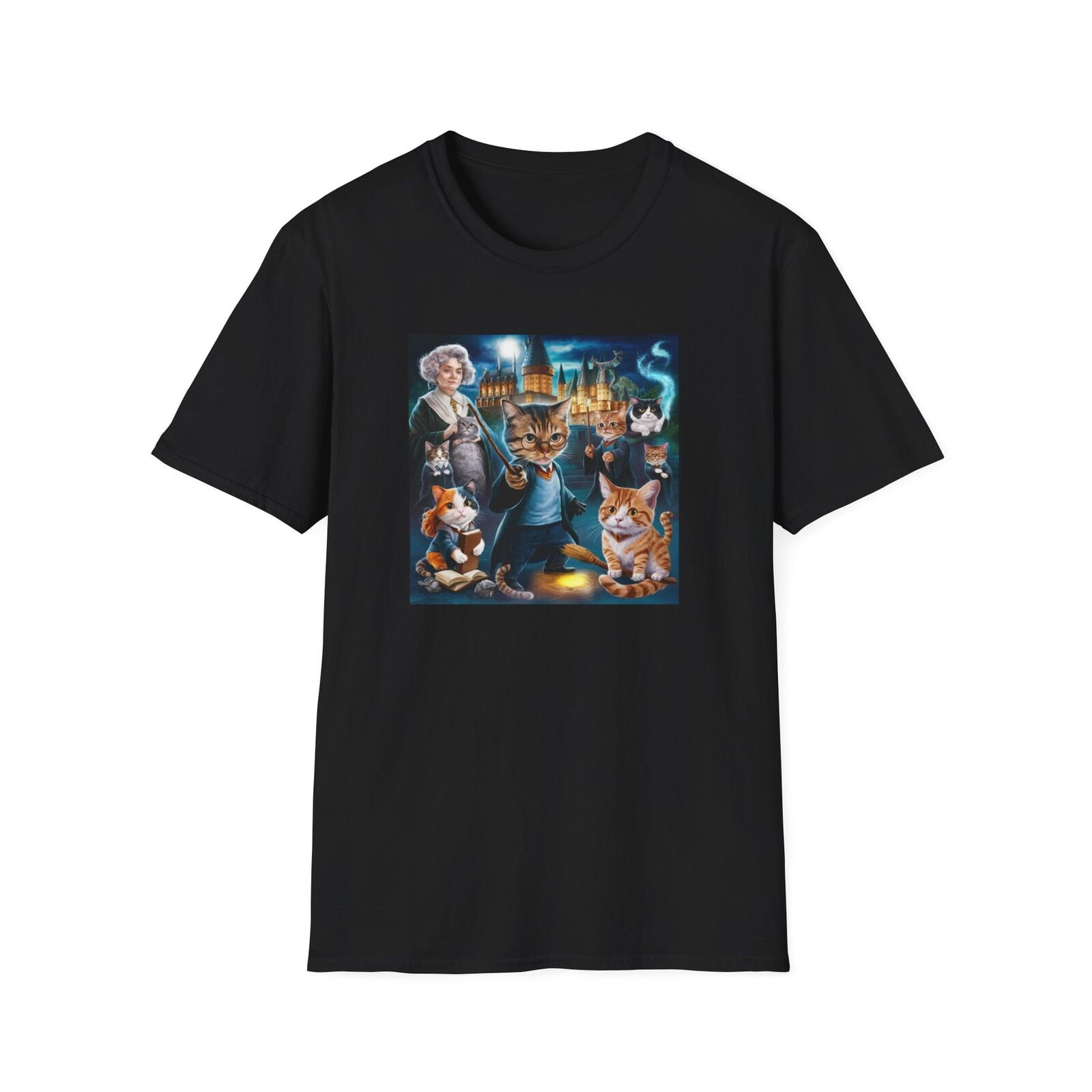 Harry Potter Cat Parody Adult Humor Unisex Softstyle T Shirt Walmart