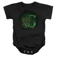 thumbnail image 1 of Harry Potter Celestial Nomad Slytherin Unisex Infant Snap Suit for Baby (12 Months) Black, 1 of 4