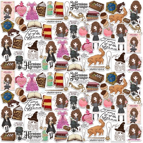 Harry Potter Chibi Hermione Collection 100Ct Sticker Pack