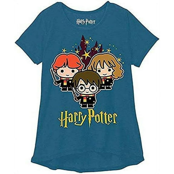 Harry Potter Chibi Youth Girls Fashion Top, XS-L