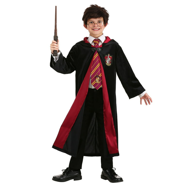 Costume Grifondoro Harry Potter Deluxe tunica bambino Magic Games Party