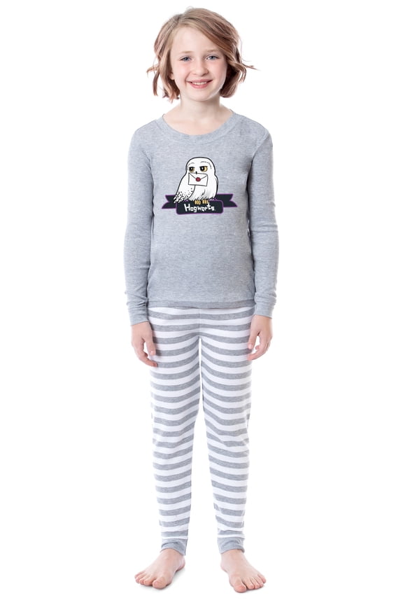 Harry Potter Child Unisex Hedwig Hogwarts Letter Wizarding World Pajama Set