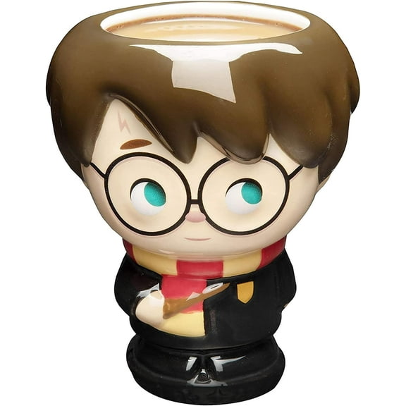 Harry Potter Coffee Mug, 16 Oz - Kawaii Figure Goblet Cup Design by Jerrod Maruyama - Ceramic - Great Gift for Kids & Adults