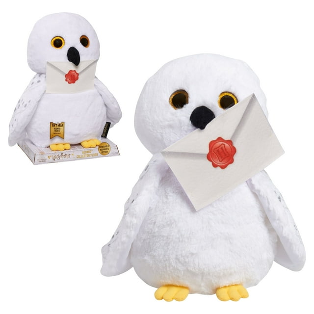 Harry Potter Collector Hedwig Plush Stuffed Owl Toy for Kids, White, Snowy Owl,  Kids Toys for Ages 3 Up, Gifts and Presents