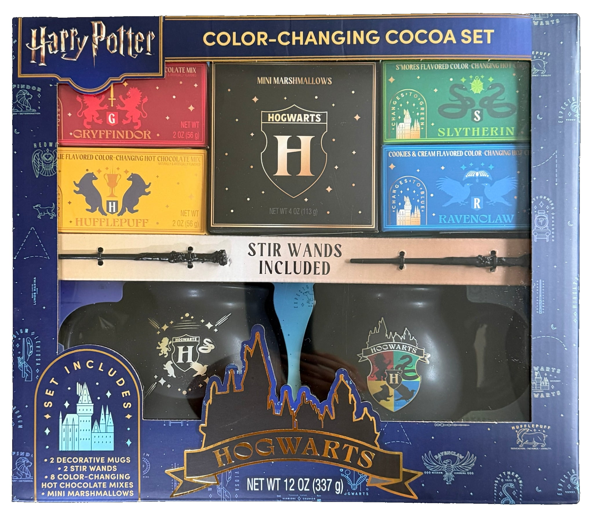 Harry Potter Color Changing Hot Cocoa Holiday Gift Set, 8 Colors with Mini Marshmallows - Hogwarts 2026