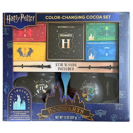 Harry Potter Color Changing Hot Cocoa Holiday Gift Set, 8 Colors with Mini Marshmallows - Hogwarts 2026
