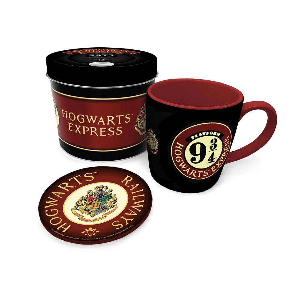 Harry Potter (Colorful Crest Platform 9 3/4 Gift Set (Mug & Coaster In  Keepsake Tin)
