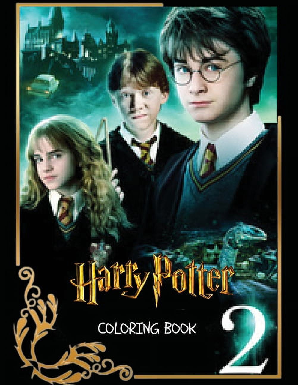 Harry Potter Coloring Book 2 With the coloring pages of Harry Potter