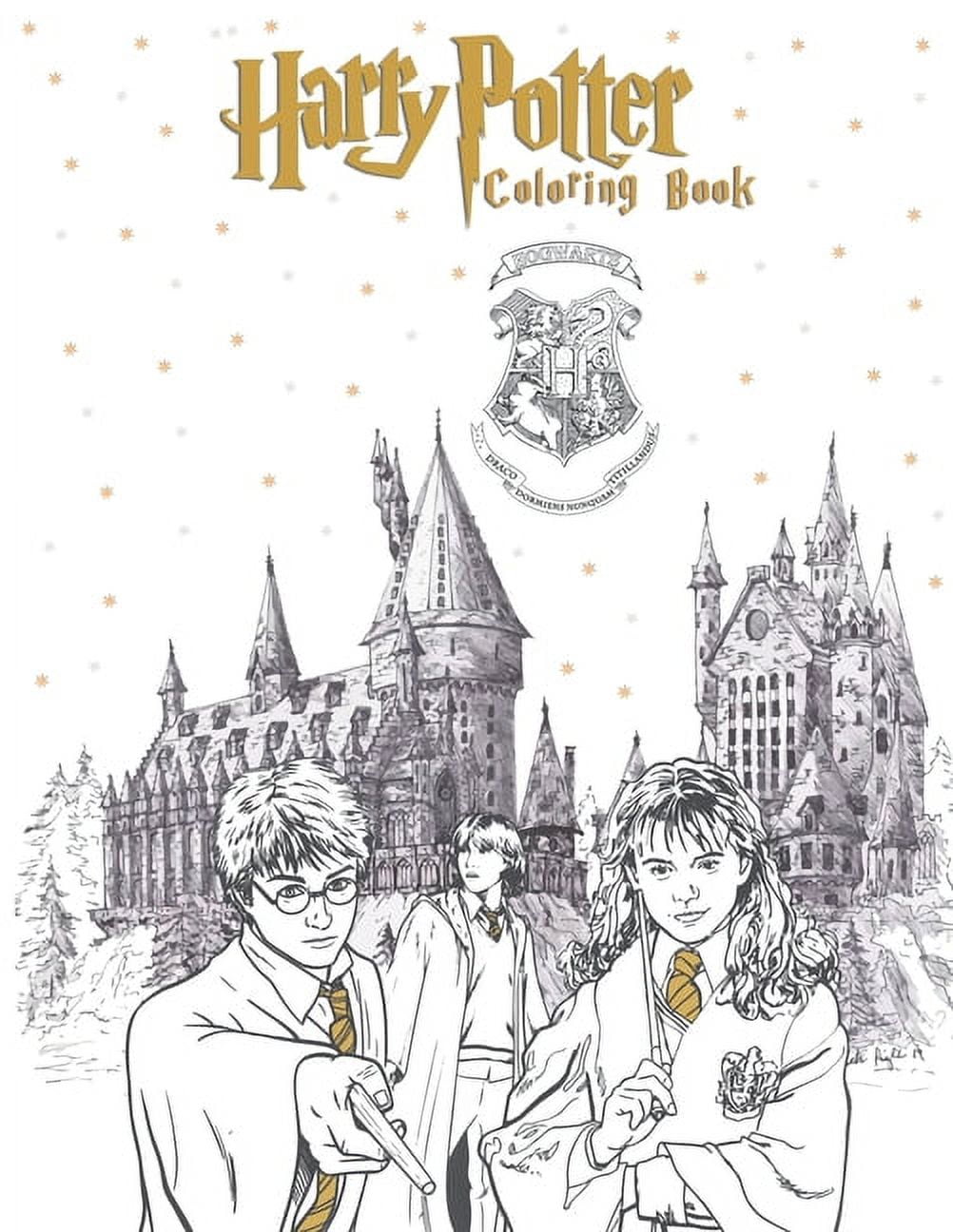 Harry Potter Magical Places & Characters Coloring Book by Scholastic