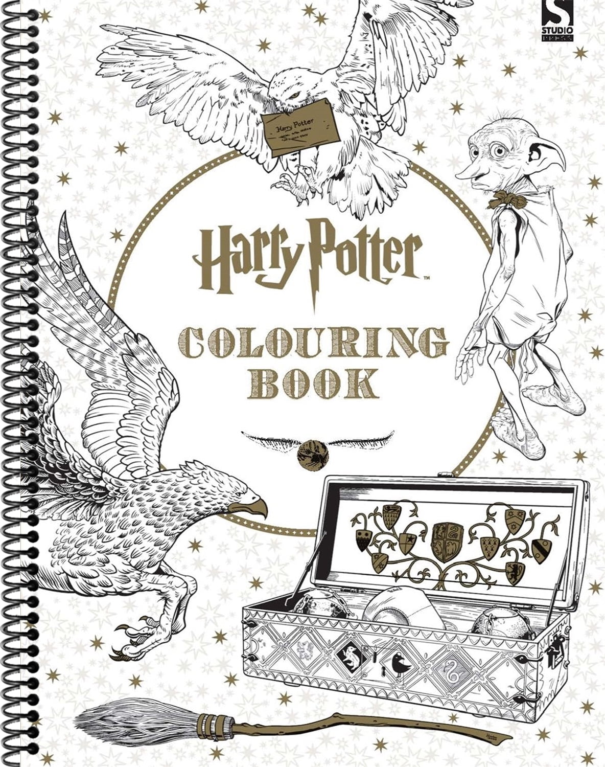 Harry Potter Coloring Book (Spiral-bound)