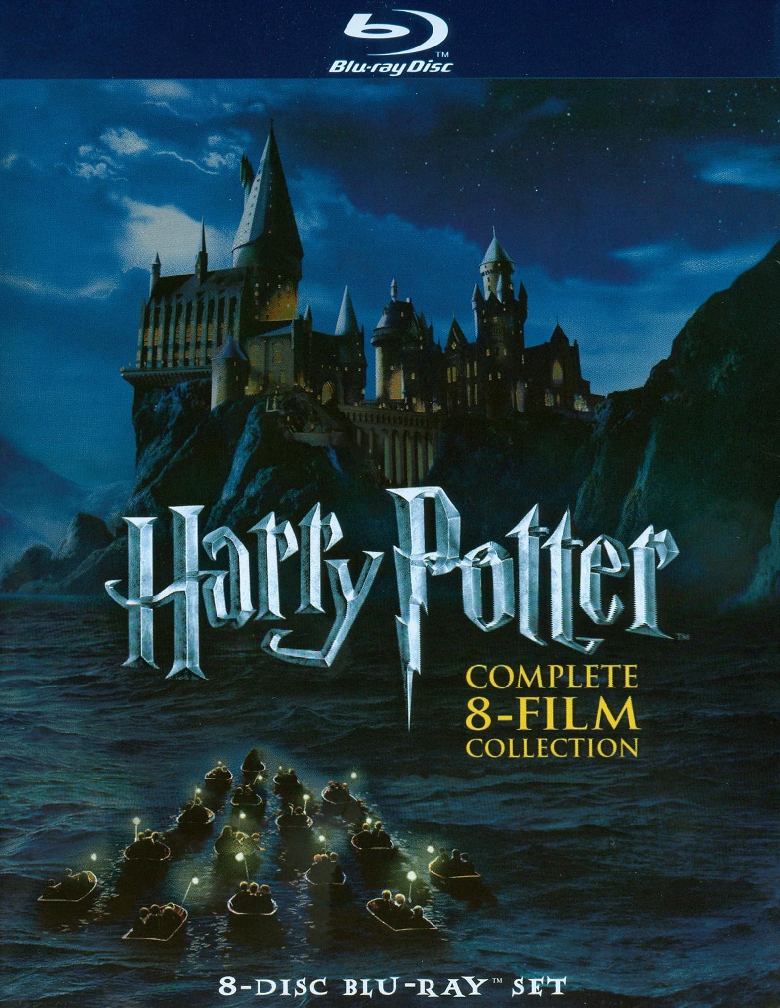 Harry Potter Blu-Ray Box Set: Complete 8-Film Collection with 8