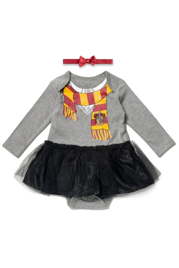 Cosplay Bodysuit Tutu Dress and Headband, 2pc Outfit Set (Baby Girls)