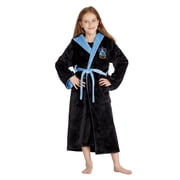 Harry Potter Girls' Hogwarts Houses Fleece Hooded Robe All Houses - Slytherin Hufflepuff Ravenclaw Gryffindor