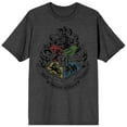 thumbnail image 1 of Harry Potter Crest Charcoal T-Shirt-XXL, 1 of 2
