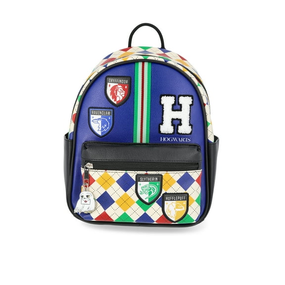 Harry Potter Women's Crest 10.5" Mini Backpack, Blue