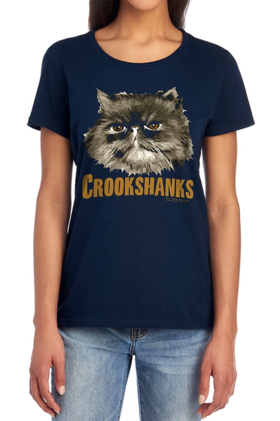 Crookshanks Women's T Shirt, Navy, Medium
