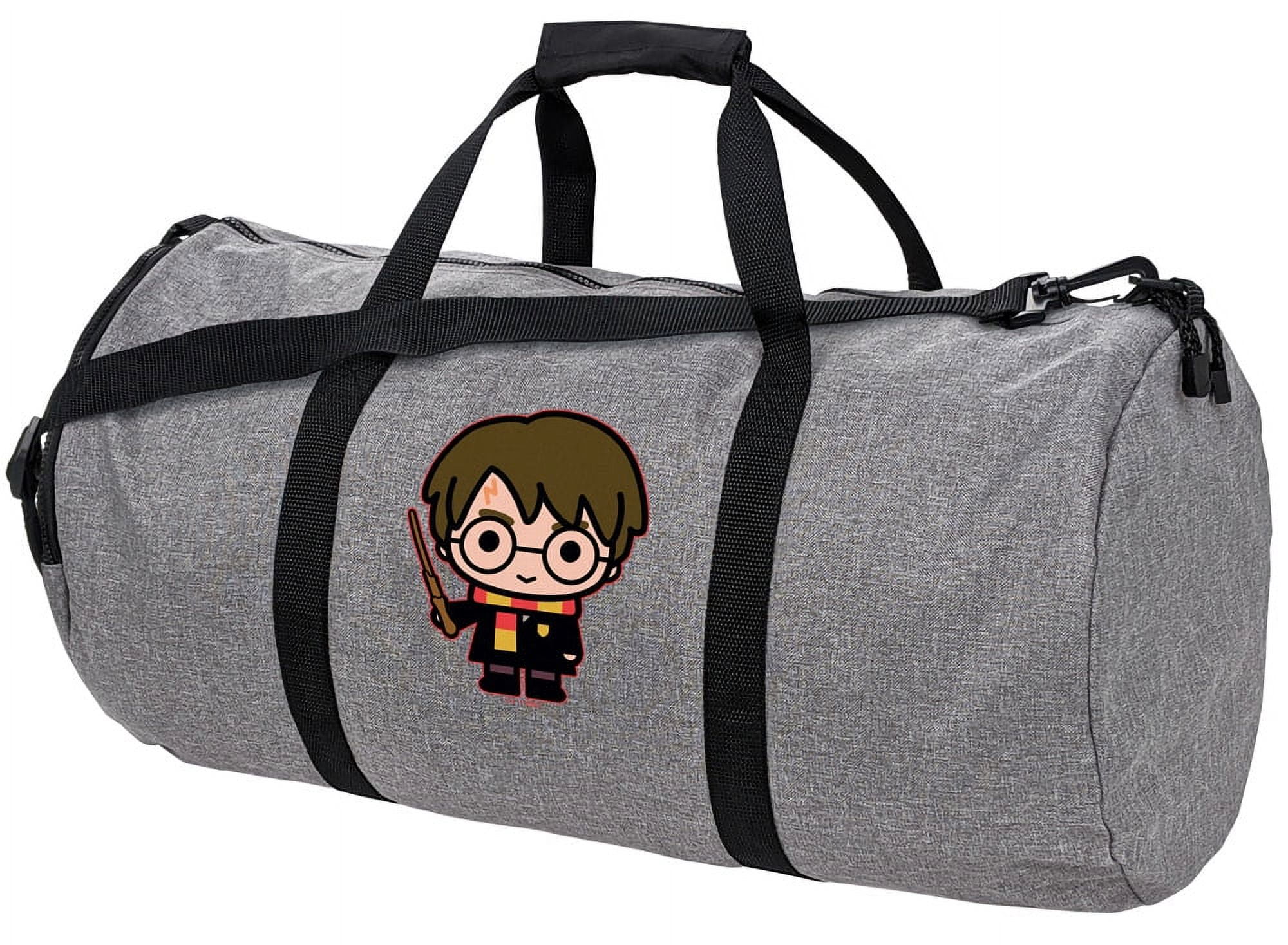 Harry Potter Cute Chibi Character Lightweight Duffel Bag for Sports and Gym Packable for Travel