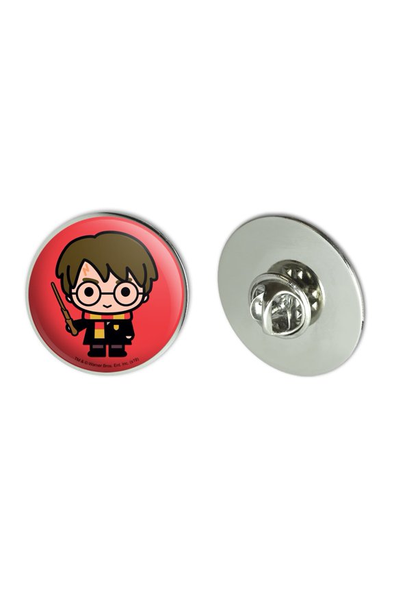 Harry Potter Cute Chibi Character Metal 1.1" Tie Tack Hat Lapel Pin Pinback