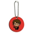 thumbnail image 1 of Harry Potter Cute Chibi Character Wood Wooden Round Keychain Key Chain Ring, 1 of 5